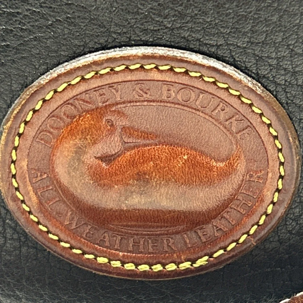 Vintage Dooney And Bourke All‎ Weather Leather Hobo Shoulder Bag